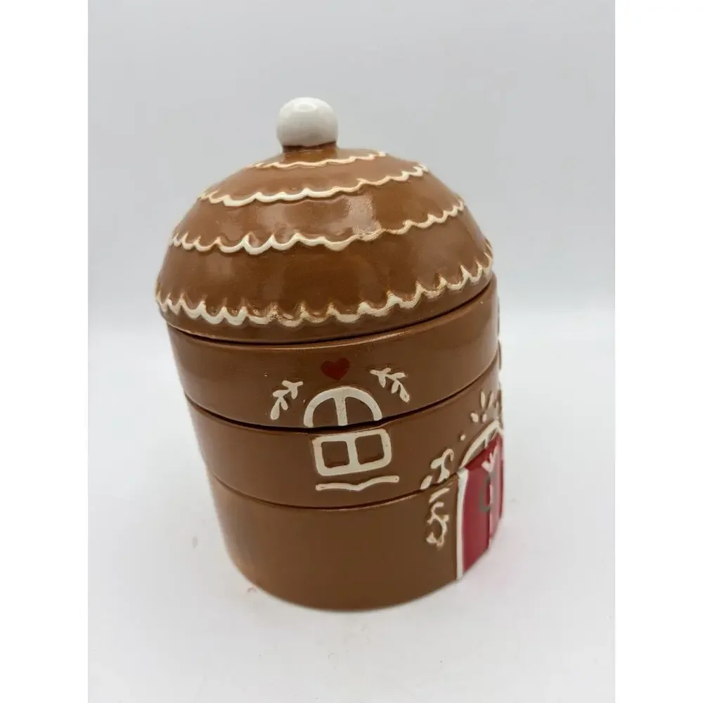 *NEW* Target Bullseye's Christmas 2025 Gingerbread House Ceramic Measuring Cups